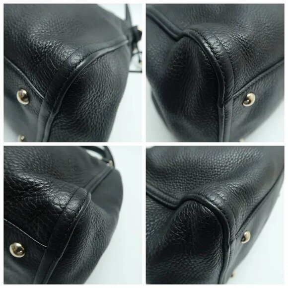 GUCCI Soho Black Leather Tote 818-041825 - Picture 6 of 12